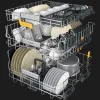 Посудомийна машина вбудована Whirlpool (W8IHF58TU) (Beige)