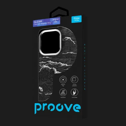 Чехол Proove Gleam Case with Magnetic Ring iPhone 15 Pro (Black Ocean) (PCGCIP15P071)