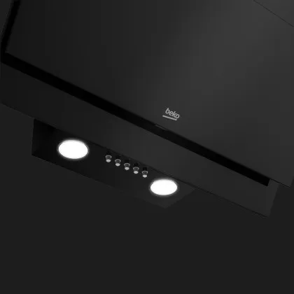 Вытяжка Beko наклонная, 60 см, 405 м3/ч (Black) (HCA63420B)