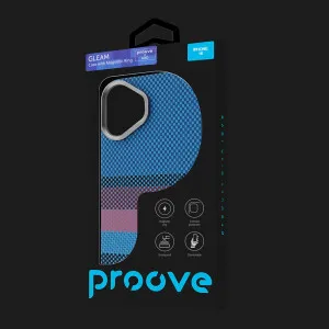 Чехол Proove Gleam Case with Magnetic Ring iPhone 16 (Blue Borders) (PCGCIP160063) в Хмельницком