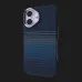 Чохол Proove Gleam Case with Magnetic Ring iPhone 16 (Blue Stripes) (PCGCIP160064)