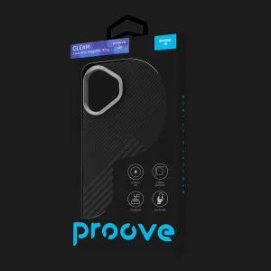 Чехол Proove Gleam Case with Magnetic Ring iPhone 16 (Obsidian) (PCGCIP160048) в Белой Церкви