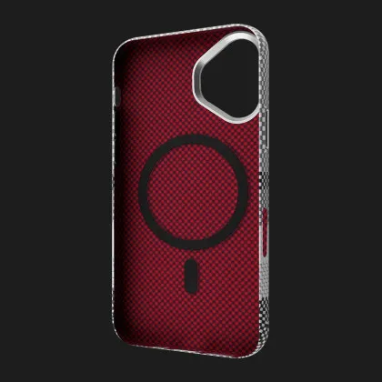 Чехол Proove Gleam Case with Magnetic Ring iPhone 16 (White Borders) (PCGCIP160070)
