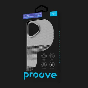Чехол Proove Gleam Case with Magnetic Ring iPhone 16 (White Borders) (PCGCIP160070) в Белой Церкви