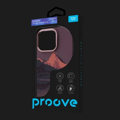 Чохол Proove Gleam Case with Magnetic Ring iPhone 16 Pro (Gold Peak) (PCGCIP16P066)