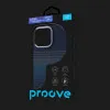 Чохол Proove Gleam Case with Magnetic Ring iPhone 16 Pro (Blue Stripes) (PCGCIP16P064)