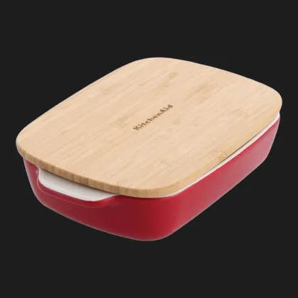 Форма для выпечки с крышкой KitchenAid керамогранитная (Red) (CC006104-001)