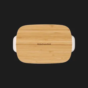 Форма для випічки з кришкою KitchenAid керамогранітна (Almond Cream) (CC006105-001)
