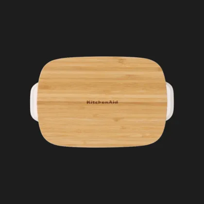 Форма для выпечки с крышкой KitchenAid керамогранитная (Almond Cream) (CC006105-001)