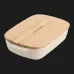 Форма для выпечки с крышкой KitchenAid керамогранитная (Almond Cream) (CC006105-001)