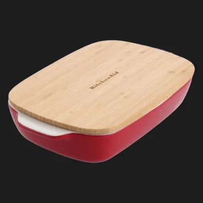Форма для выпечки с крышкой KitchenAid керамогранитная (Red) (CC006106-001)
