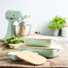 Форма для выпечки с крышкой KitchenAid керамогранитная (Pistachio) (CC007425-001)