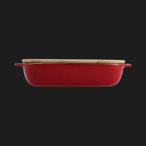 Форма для випічки з кришкою KitchenAid керамогранітна (Red) (CC006108-001)