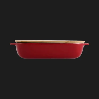 Форма для выпечки с крышкой KitchenAid керамогранитная (Red) (CC006108-001)