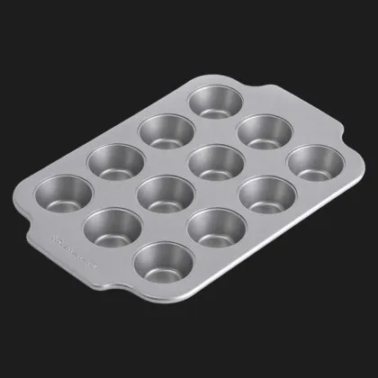 Форма для выпечки кексов KitchenAid на 12 шт круглой формы (Gray) (CC006067-001)