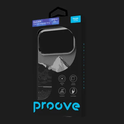 Чохол Proove Gleam Case with Magnetic Ring iPhone 17 Pro (Silver Peak) (PCGCIP17P069)