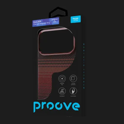 Чохол Proove Gleam Case with Magnetic Ring iPhone 17 Pro (Gold Stripes) (PCGCIP17P049)