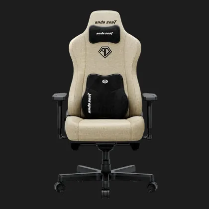 Кресло для геймеров Anda Seat Kaiser 3E Size XL Fabric (Beige) (UA)