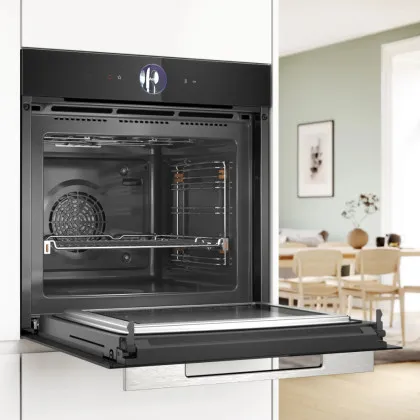 Духова шафа Bosch електрична, 67 л, A+ (HMG776NB1) (Black)