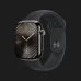 б/у Apple Watch Series 10 GPS + LTE, 46 мм Slate Titanium Case with Black Sport Band, M/L (MWYE3Q)