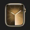 б/у Apple Watch Series 9 45mm GPS + LTE, Gold Stainless Steel Case with Gold Milanese Loop (MRMU3)