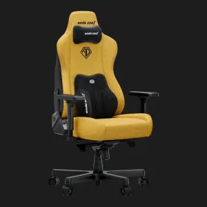 Крісло для геймерів Anda Seat Kaiser 3E Size XL Fabric (Bright Yellow) (UA) в Бродах