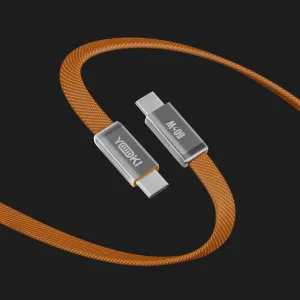 Кабель YOKI AI65 AIR Type-C to Type-C 60W 1.2m (Orange) в Хмельницькому