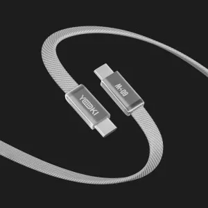 Кабель YOKI AI65 AIR Type-C to Type-C 60W 1.2m (Gray) в Хмельницькому