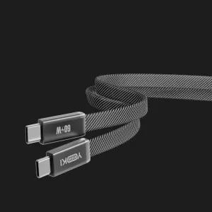 Кабель YOKI AI65 AIR Type-C to Type-C 60W 1.2m (Black) в Хмельницькому