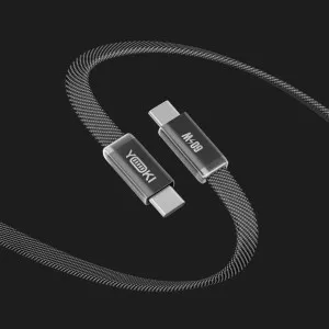 Кабель YOKI AI65 AIR Type-C to Type-C 60W 1.2m (Black) в Хмельницькому