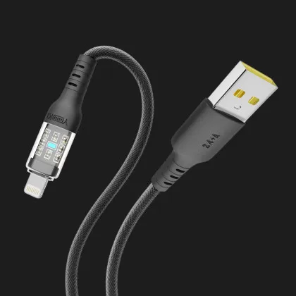 Кабель YOKI CYBER YK-CY23 Lightning 2.4A 1.2m (Black)