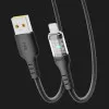 Кабель YOKI CYBER YK-CY23 Lightning 2.4A 2m (Black)