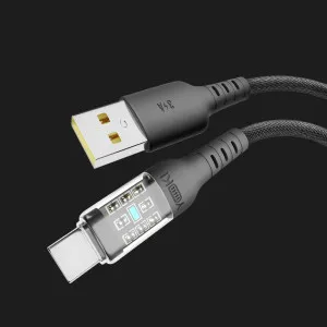 Кабель YOKI CYBER YK-CY23 Type-C 3A 1.2m (Black) в Хмельницькому