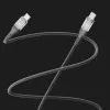 Кабель YOKI CYBER YK-CY23 Type-C to Type-C 60W 1.2m (Black)