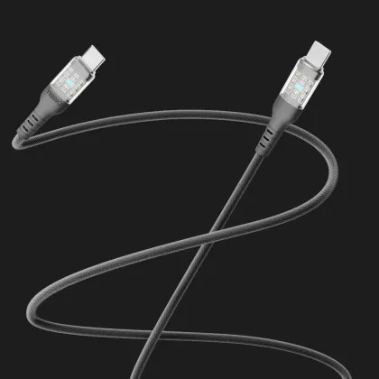 Кабель YOKI CYBER YK-CY23 Type-C to Type-C 60W 1.2m (Black)