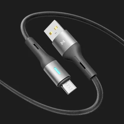 Кабель YOKI LED YK-LE17 Micro 3A 1.2m (Black)