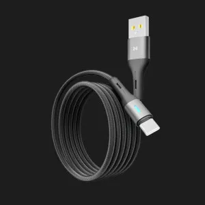Кабель YOKI LED YK-LE17 Type-C 3A 1.2m (Black) в Хмельницькому