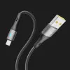 Кабель YOKI LED YK-LE17 Type-C 3A 1.2m (Black)