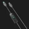Кабель YOKI MONITOR YK-CAMO924L2 Type-C to Type-C 240W 2m (Black)