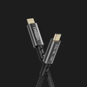 Кабель YOKI PO73 POWER PRO Type-C to Type-C 100W 2m (Black) в Хмельницькому