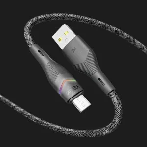 Кабель YOKI RGB YK-RG24 Micro 3A 1.2m (Black) в Хмельницькому