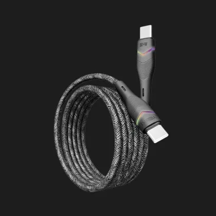 Кабель YOKI RGB YK-RG24 Type-C to Type-C 60W 1.2m (Black)