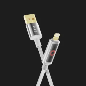 Кабель YOKI SM33 SMART PULSE to iP 2,4A 1.2m (White) в Хмельницькому