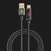Кабель YOKI SM33 SMART PULSE Type-C 3A 1.2m (Black)