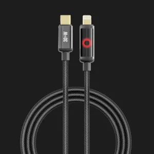 Кабель YOKI SM33 SMART PULSE Type-C to iP 30W 1.2m (Black) в Хмельницькому