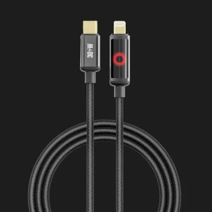 Кабель YOKI SM33 SMART PULSE Type-C to iP 30W 1.2m (Black) Ивано-Франковске