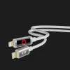 Кабель YOKI SM33 SMART PULSE Type-C to iP 30W 1.2m (White)
