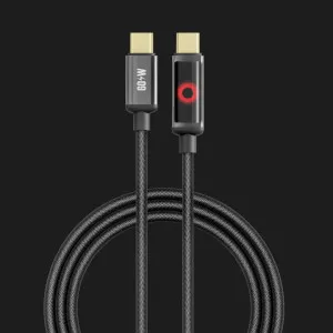 Кабель YOKI SM33 SMART PULSE Type-C to Type-C 60W 1.2m (Black) в Хмельницькому