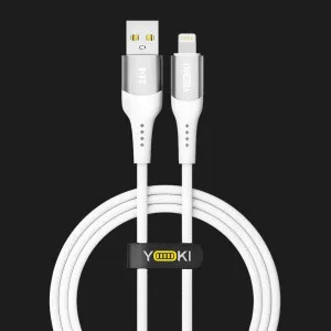 Кабель YOKI SOLID YK-SO15 Lightning 2.4A 1.2m (White) в Хмельницькому
