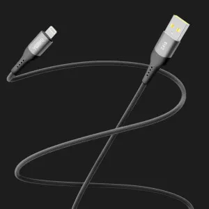 Кабель YOKI SOLID YK-SO15 Lightning 2.4A 1.2m (Black) в Хмельницькому